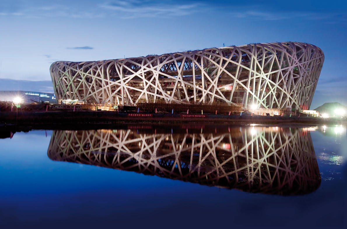National Stadium, Beijing, China - Special coating based on Amphibolin
