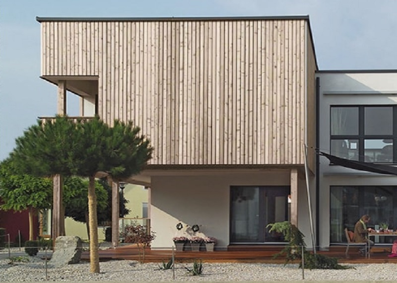 ხის ფასადი